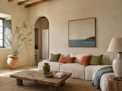 Modern Mediterranean interior design style