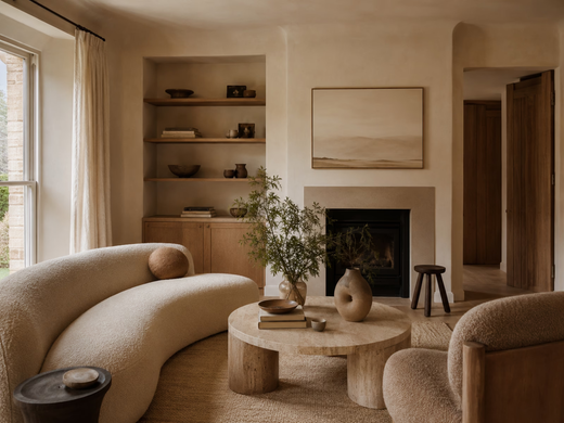 Warm Minimalism interior design style